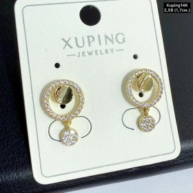 Сережки Xuping14К 10828 (1.7см.)